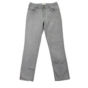 Rye 51 Mens 32x30 Pants Gray Slim Straight Cotton Lyocell Blend Luxury Casual